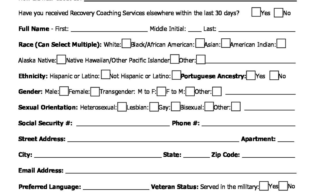 Steppingstone Recovery Coach Referral Form 5.5.22